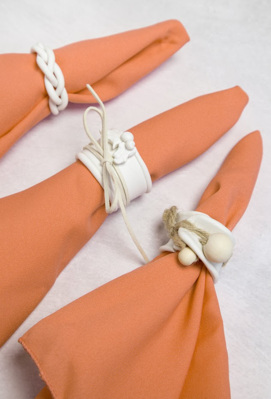 Clay Napkin Rings - Product Image