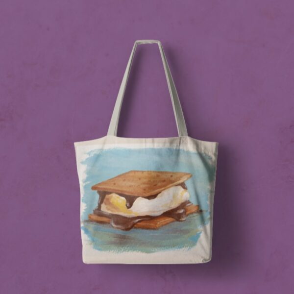 Smores Painted Tote